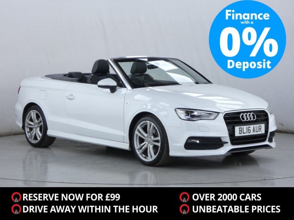 Carworld - AUDI A3 1.4 TFSI S LINE NAV 2D 148 BHP CONVERTIBLE