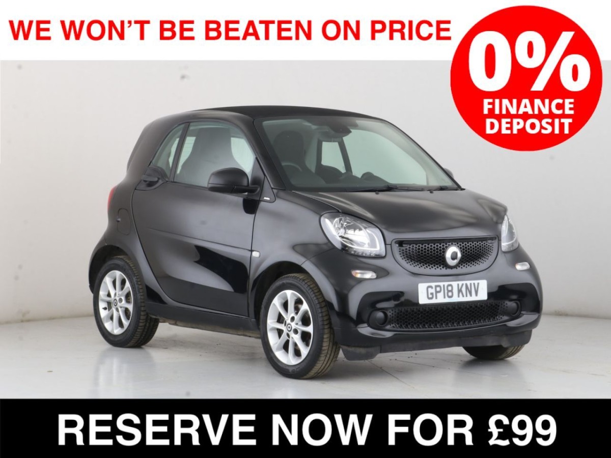 SMART FORTWO 1.0 PASSION 2D 71 BHP - 2018 - £7,400
