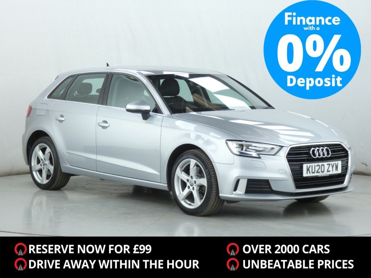 AUDI A3 2.0 SPORTBACK TDI SPORT 5D 148 BHP - 2020 - £13,400