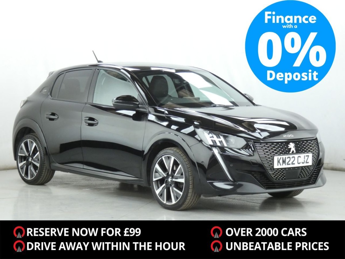 PEUGEOT 208 1.2 PURETECH GT S/S 5D 100 BHP - 2022 - £10,700