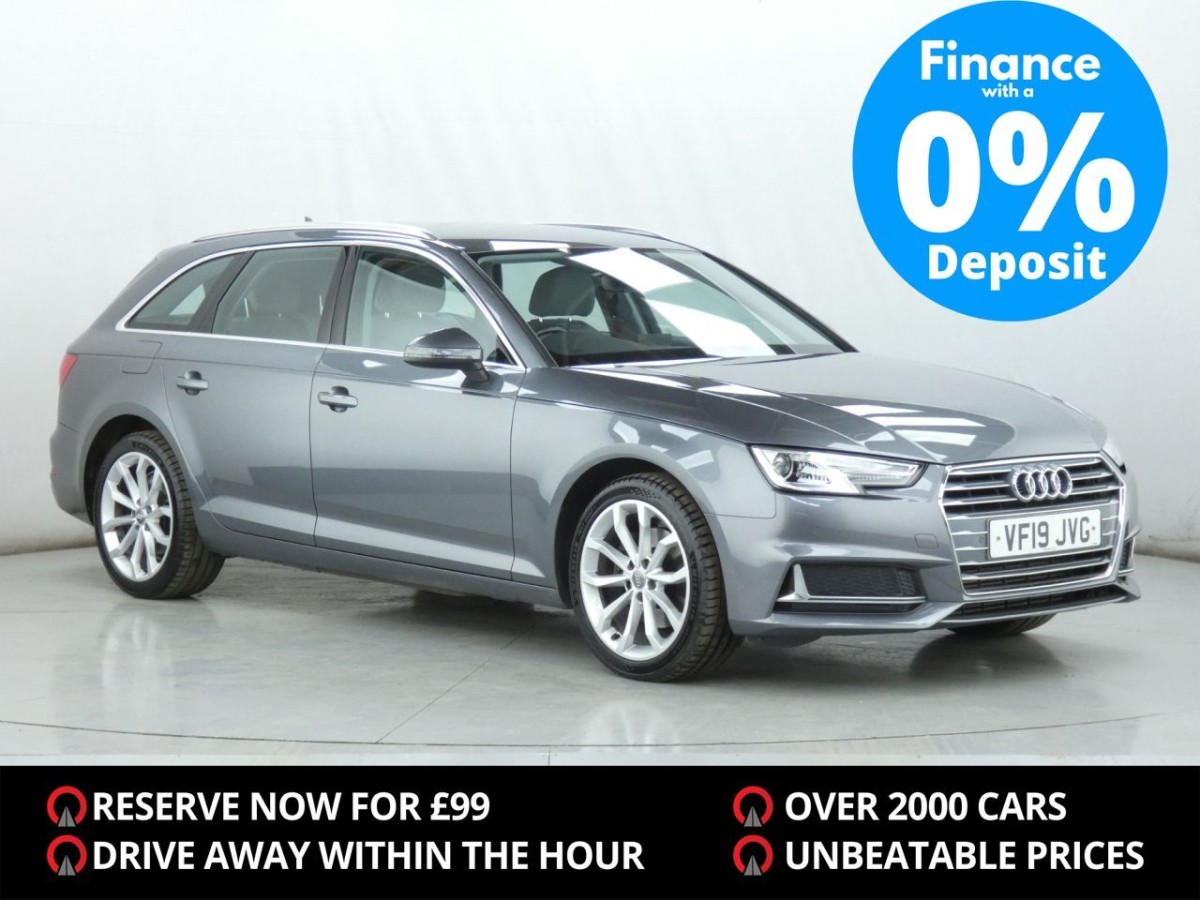 AUDI A4 2.0 AVANT TFSI SPORT MHEV 5D 148 BHP - 2019 - £12,990