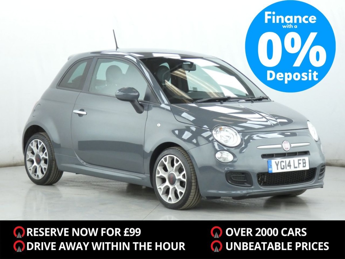 FIAT 500 0.9 TWINAIR S DUALOGIC 3D AUTO 85 BHP - 2014 - £6,990