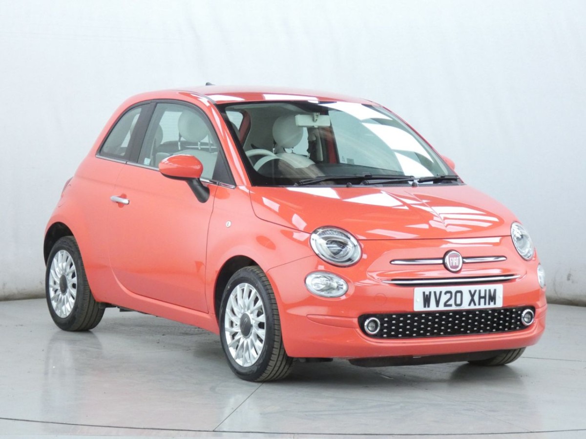 FIAT 500 1.2 LOUNGE 3D 69 BHP - 2020 - £7,400