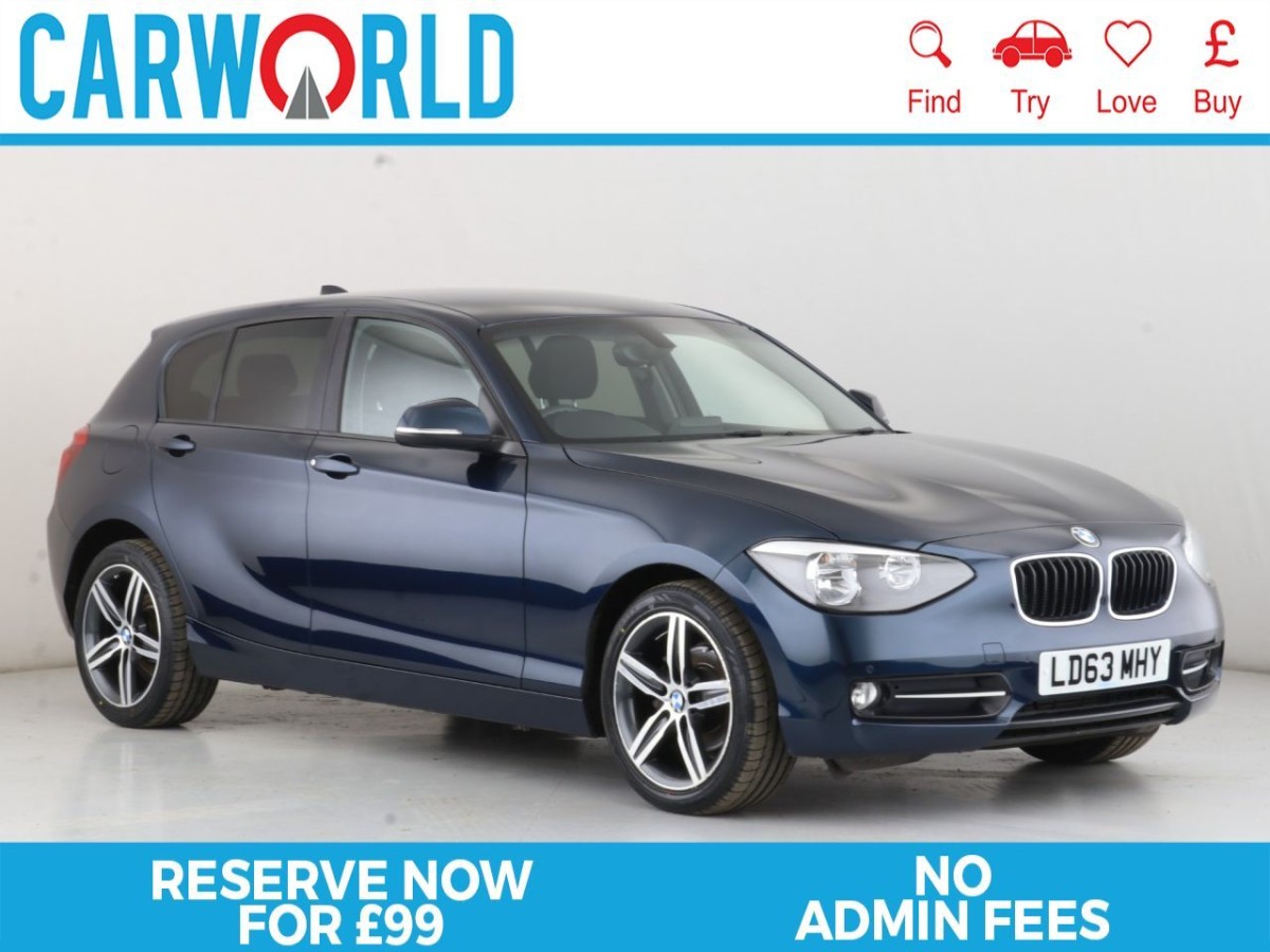 BMW 1 SERIES 2.0 118D SPORT 5D 141 BHP - 2013 - £9,300