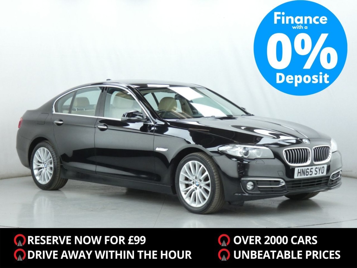 BMW 5 SERIES 2.0 518D LUXURY 4D 148 BHP - 2015 - £9,990