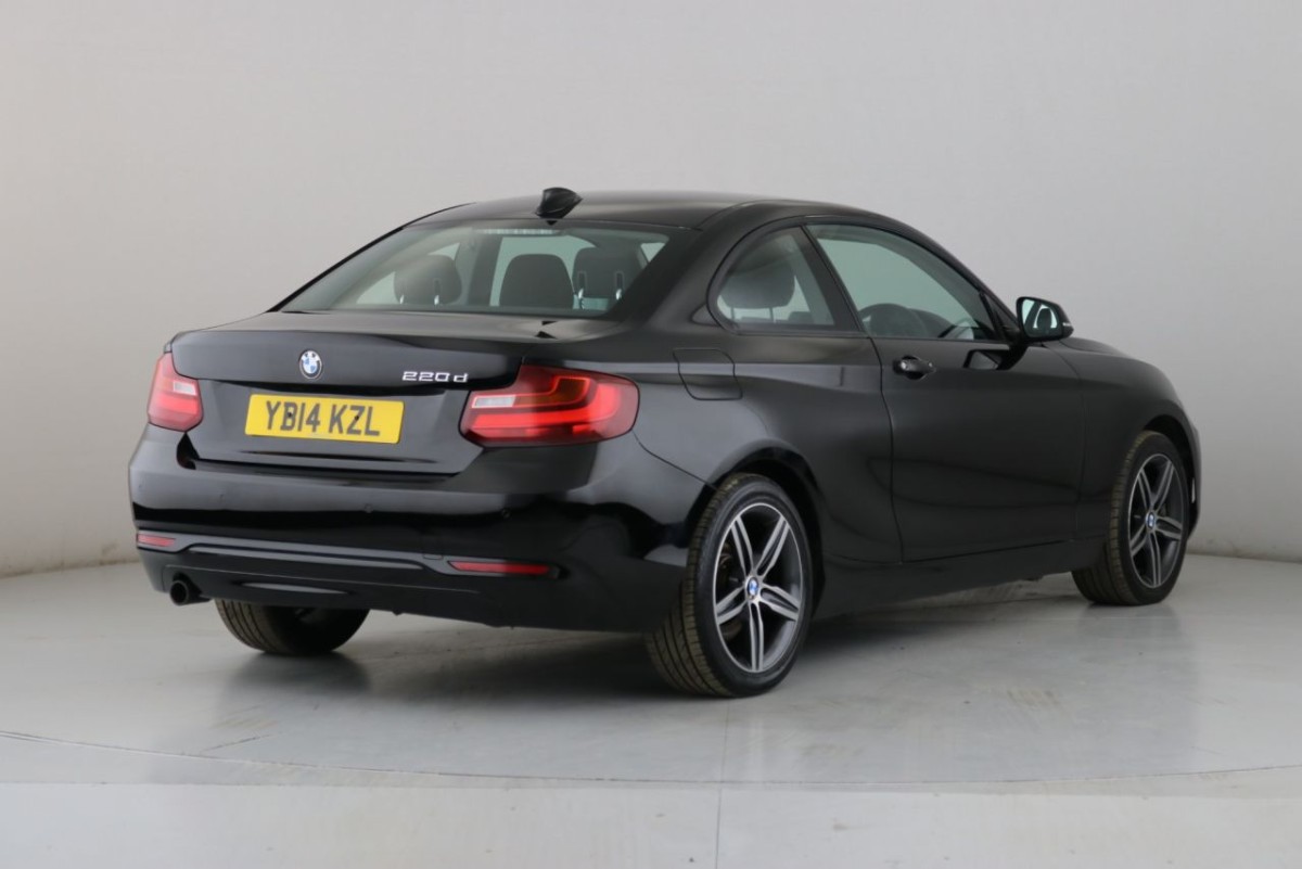 BMW 2 SERIES 2.0 220D SPORT 2D 181 BHP - 2014 - £11,990