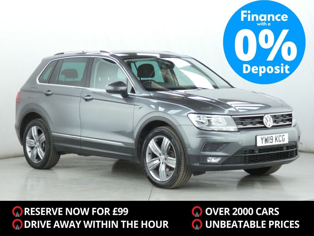 VOLKSWAGEN TIGUAN 2.0 MATCH TDI 4MOTION DSG 5D 148 BHP - 2019 - £12,700