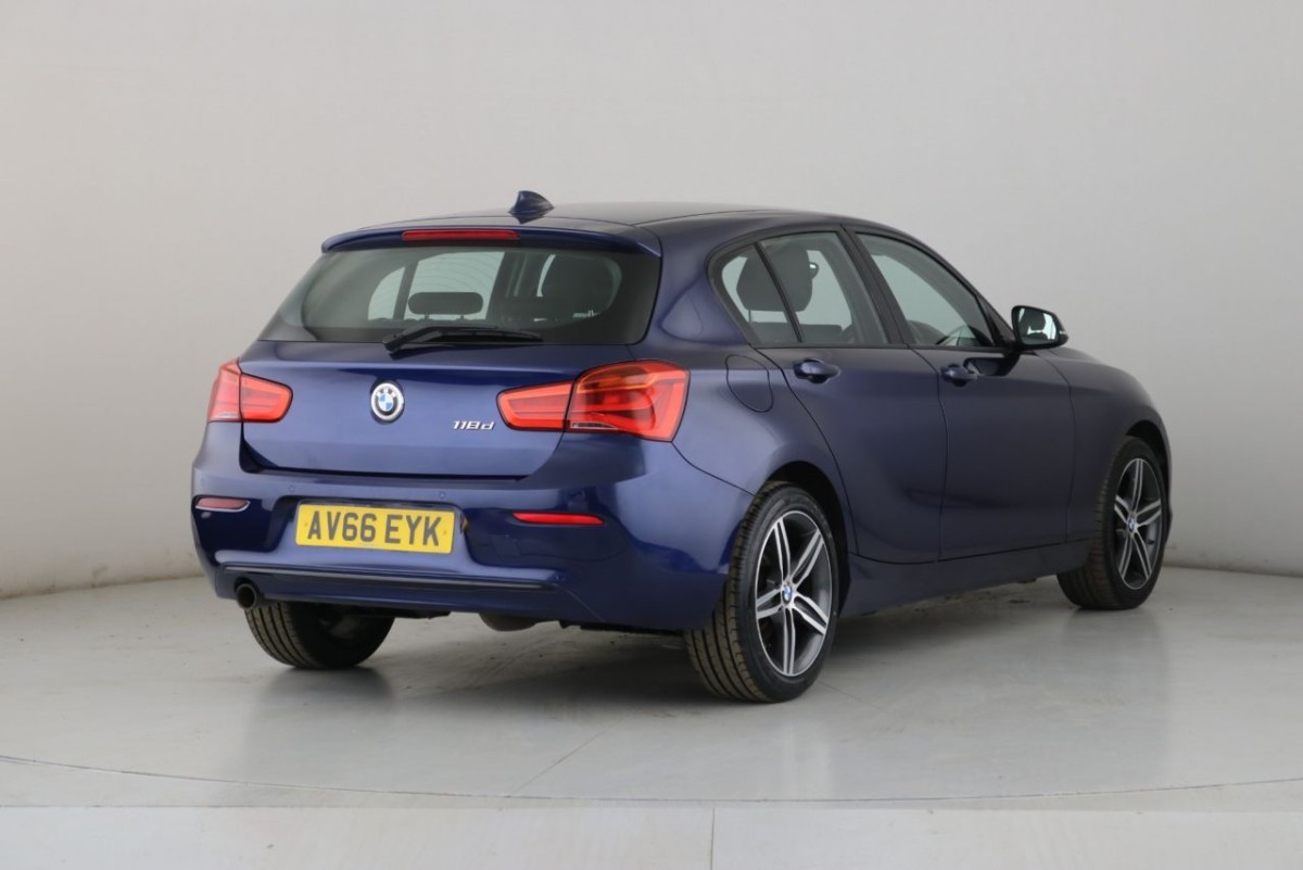 BMW 1 SERIES 2.0 118D SPORT 5D 147 BHP - 2016 - £11,700