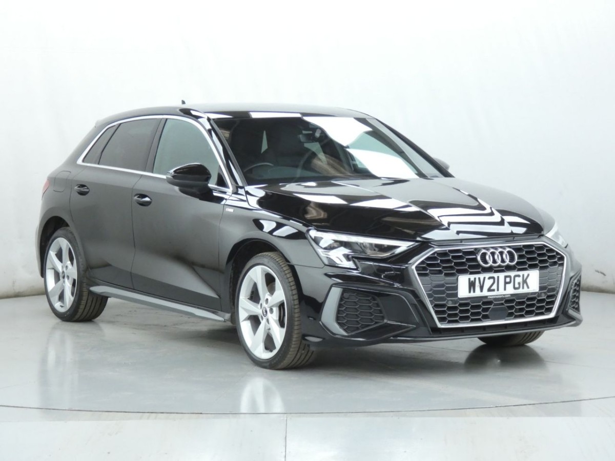 AUDI A3 1.4 SPORTBACK TFSI E S LINE 5D 202 BHP - 2021 - £16,400