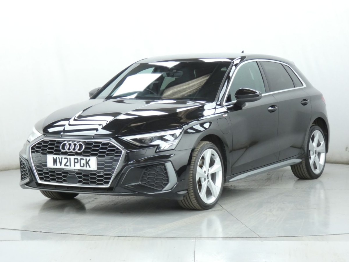 AUDI A3 1.4 SPORTBACK TFSI E S LINE 5D 202 BHP - 2021 - £16,400