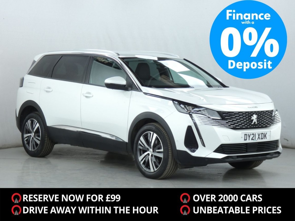 PEUGEOT 5008 1.2 PURETECH S/S ALLURE PREMIUM 5D 130 BHP - 2021 - £20,990