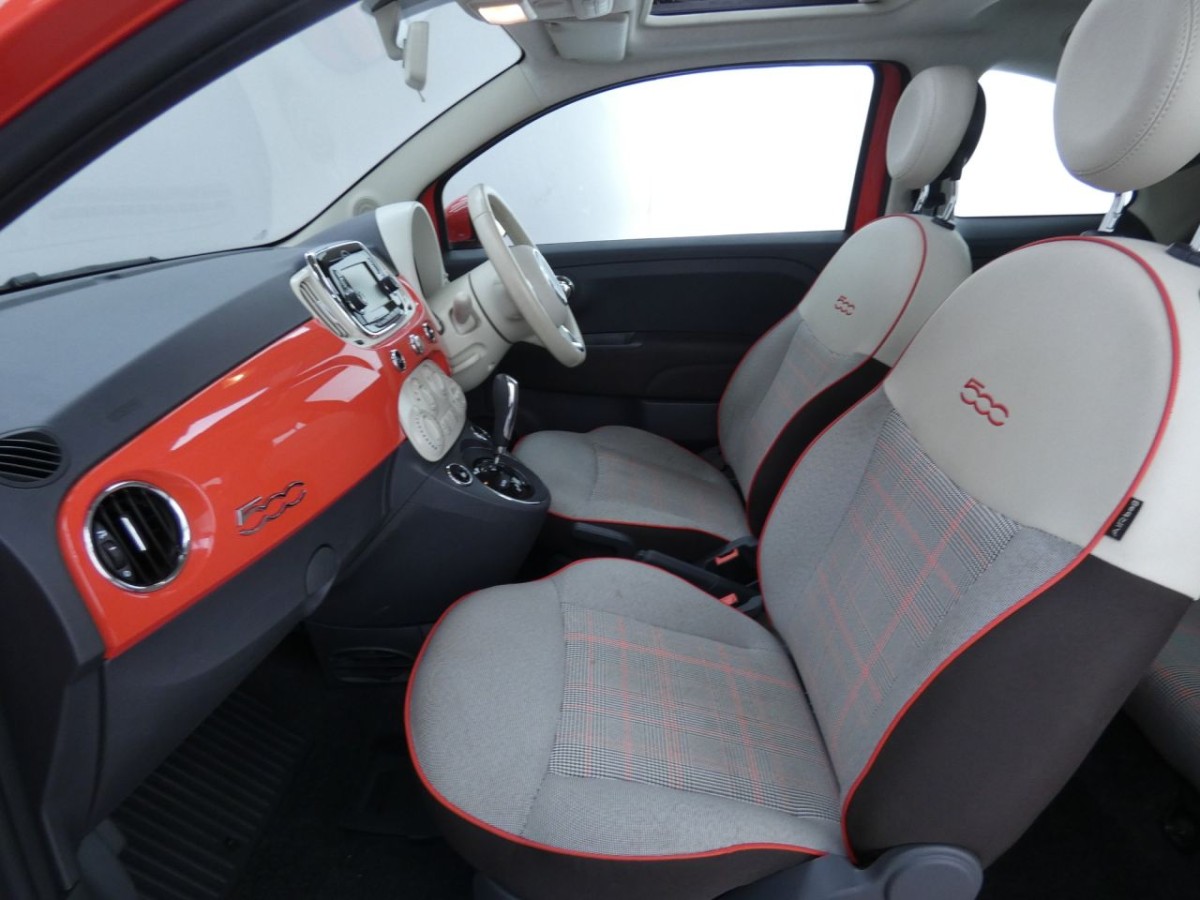 FIAT 500 1.2 LOUNGE DUALOGIC 3D 69 BHP - 2015 - £10,400